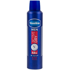 Vaseline Deo Spray Men Active Dry, 250 ml