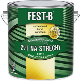 FEST-B S2141, Antikorrosionsfarbe für Eisen, 0111 Grau, 2,5 kg