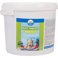 Probazen Multi Tabletten Maxi 5v1 multifunktionale Tabletten für Pools, 5 kg