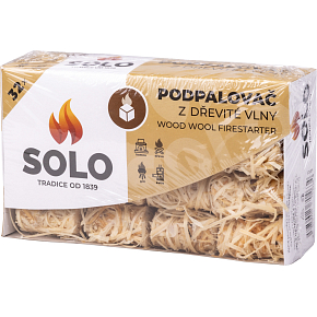 Solo natürliche Holzfaser Anzündwürfel, 32 Anzündhilfen