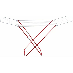 Tidy Home Wäschetrockner aus Metall rot, 18 m