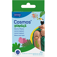 Cosmos Kinderpflaster Jungle in Tierform, 12 Stück