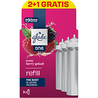 Glade ONE Nachfüllpackungen für Lufterfrischer Bubbly Berry Splash 3×10 ml, 30 ml