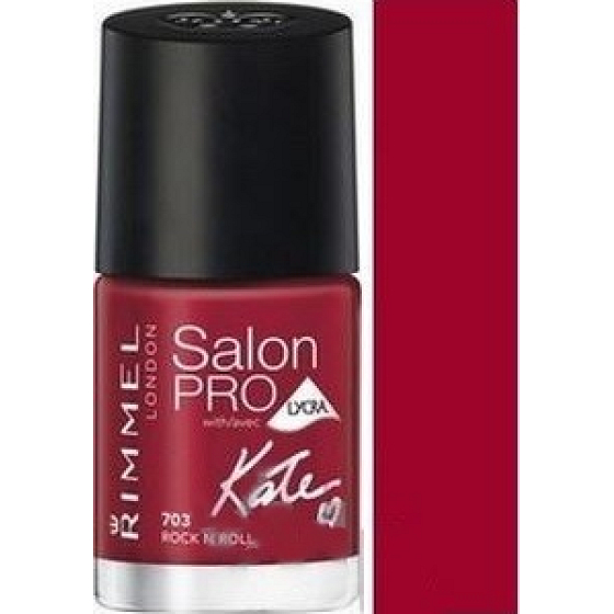 Rimmel London Salon Pro Lycra Nagellack 703 Rock N Roll Von Kate 12 ml