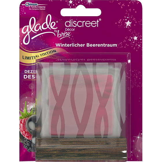Glade Blackberry Frost Discreet Decor Lufterfrischerglas 12 g