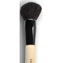 Sei schick! Professional White B 01 Kosmetikpinsel mit natürlichen Ziegenborsten für Puder 17,5 cm