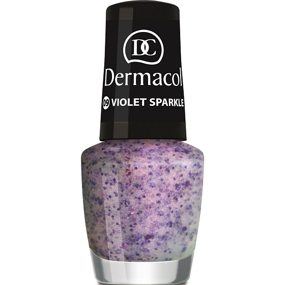 Dermacol Nagellack mit Effekt Nagellack mit Effekt 09 Violet Sparkle 5 ml