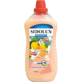 Sidolux Universal Orange Marseille Seifenwaschmittel für alle abwaschbaren Oberflächen und Böden 1 l