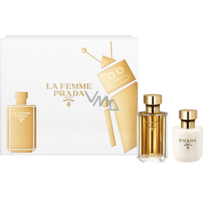 Prada La Femme parfümiertes Wasser für Frauen 50 ml + Körperlotion 100 ml, Geschenkset