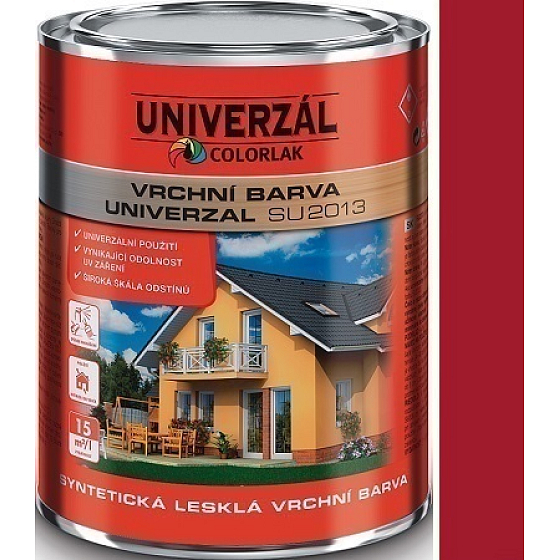 Colorlak Universal SU2013 Synthetisch glänzende Deckfarbe Rot Kirschdunkel 0,6 l