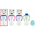 Erste Schritte Einfüllflasche 0+ Babyflasche klar mit blauen Griffen 250 ml