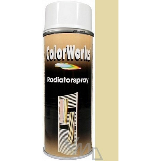 Color Works Radiatorspray Alkydlack Elfenbein 400 ml Spray