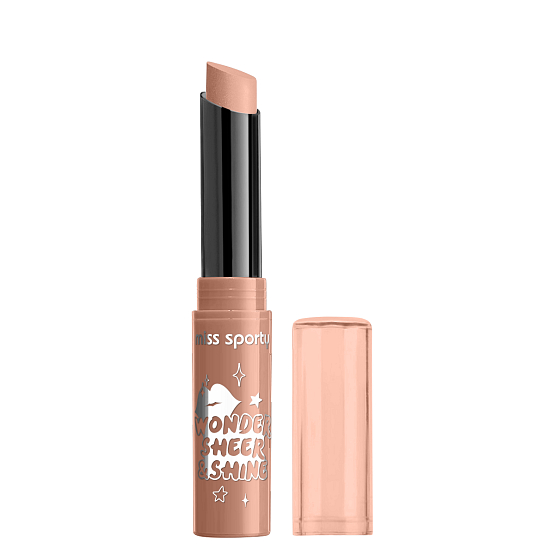 Miss Sports Wonder Sheer & Shine Lippenstift Lippenstift 100 Fast nackt 1 g