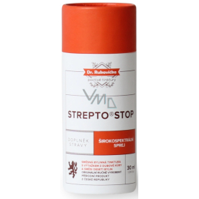Aromatica Dr. Strepto Stop Handschuh Kräutertinktur bestehend aus einer Mischung aus Eichenrinde und zehn Kräutern, unterstützt die normale Funktion der Atemwege 30 ml