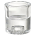 Bolsius Candlestick Glas 2in1 für Votiv und schmale Kerze 60 x 65 mm