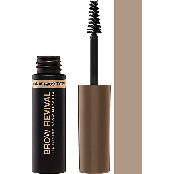 Max Factor Brow Revival Augenbrauen-Mascara mit Ölen und Fasern zur Revitalisierung 002 Soft Brown 4,5 ml