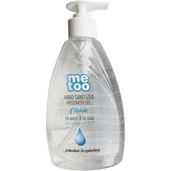 Me Too Classic hygienisches Handgel 66% Alkohol 500 ml Spender