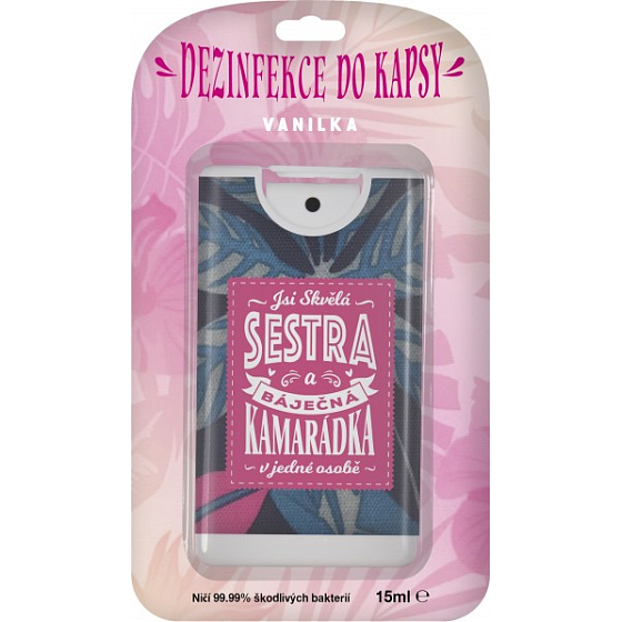 Albi Desinfektion in einer Tasche mit dem Duft von Vanille Wonderful Schwester 15 ml