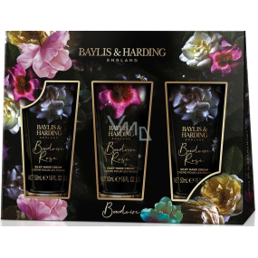Baylis & Harding Boudoire Rose Handcreme 3 x 50 ml, Kosmetikset für Damen