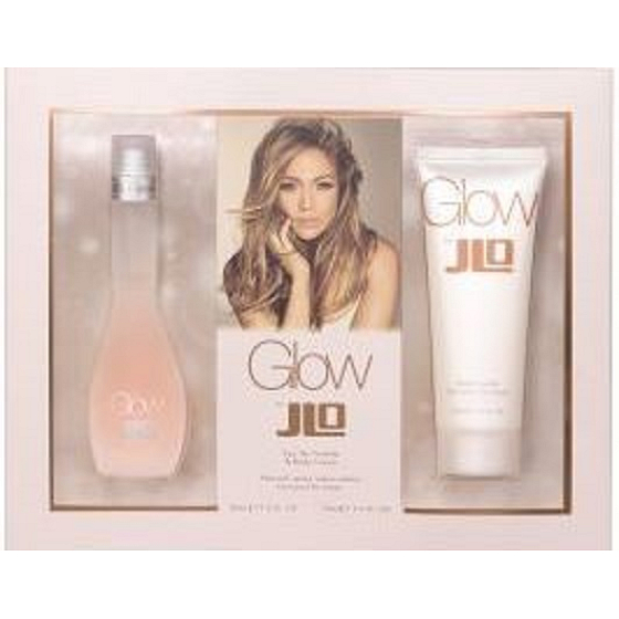 Jennifer Lopez Glow By JLo Eau de Toilette für Frauen 30 ml + Körperlotion 75 ml, Geschenkset für Frauen