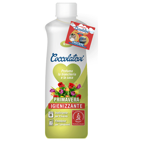 Coccolatevi Primavera koncentrierter Duft für die Waschmaschine mit desinfizierender Zusatzstoff 48 Wäschen 300 ml