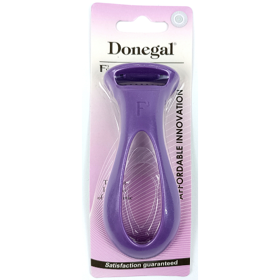 Donegal Hartleder Fersenabstreifer Lila 11 cm