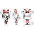 Charm Sterling Silber 925 Disney Minnie Mouse Maus mit Polka Dot Kleid und Schleife, Perle am Armband
