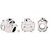 Sterling Silber 925 Reisekoffer, Reisearmband Perle