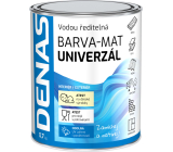 DENAS UNIVERZÁL-MAT Oberfarbe für Holz, Metall und Beton, 0250 Palisander, 700 g