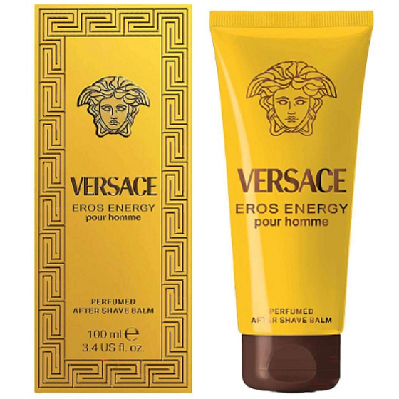 Versace Eros Energy balzám po holení pro muže, 100 ml, tubka nebo lahvička s etiketou značky