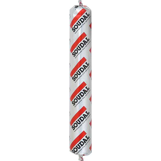 Soudal Butyrub einkomponenten Dichtmasse, grau, 600 ml