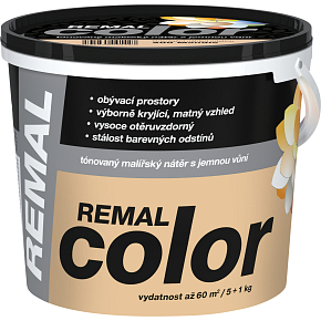 REMAL Color Malerfarbe für Wände 200 Mandel, 5 + 1 kg