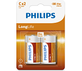 Batterien Philips Longlife 2 Stk. CR14 Mono 1,5V