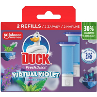 Duck WC Block Fresh Discs Virtual Violet, 2x 36 ml