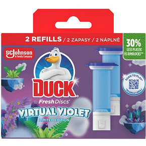 Duck WC Block Fresh Discs Virtual Violet, 2x 36 ml