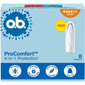 O.B. ProComfort Tampons Super 8 Stück