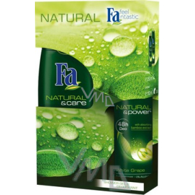 Fa Natural & Care Duschgel 250 ml + Deodorant Spray 150 ml, Kosmetikset