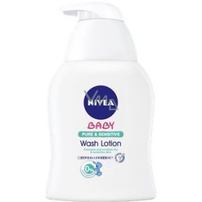 Nivea Baby Pure & Sensitive 250 ml Waschgel für Gesicht, Körper und Haare