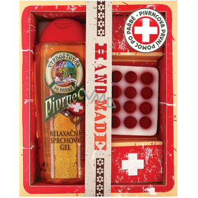Böhmen Geschenke Pivrnec Pivrncova 1. Hilfe nach der Party Duschgel 300 ml + Toilettenseife 35 g, Kosmetikset