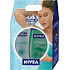 Nivea Fitness Frisches Duschgel 250 ml + Antitranspirant Spray 150 ml, Kosmetikset für Frauen
