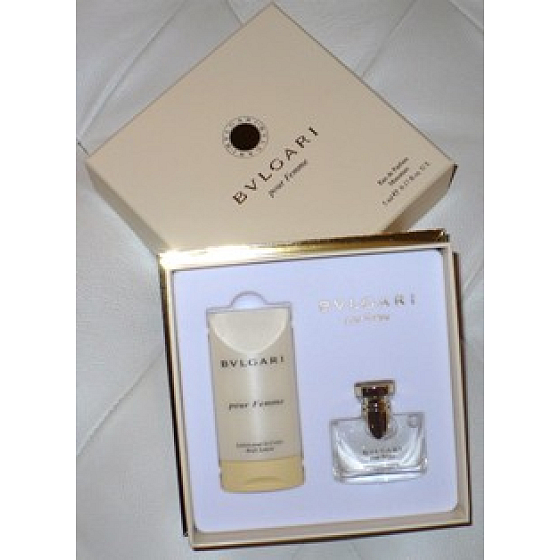 Bvlgari pour Femme EdP 5 ml + 30 ml Körperlotion, Geschenkset