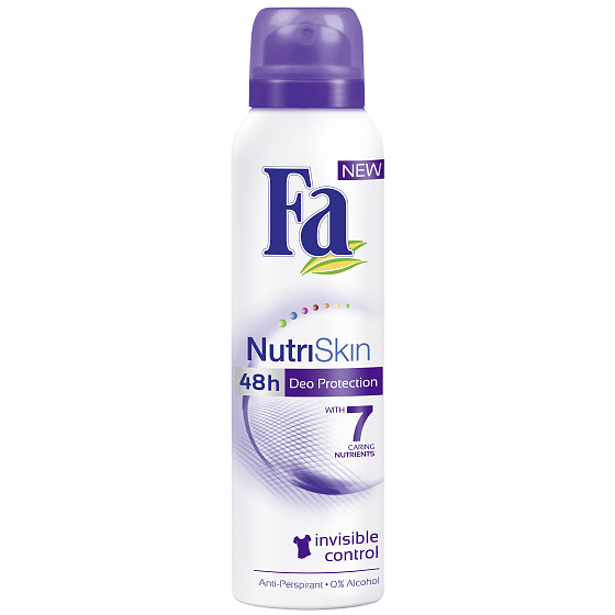 Fa NutriSkin Invisible Control Antitranspirant Deodorant Spray für Frauen 150 ml