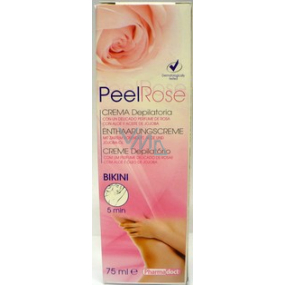 Peel Rose sanfte Enthaarungscreme für Bikini 75 ml