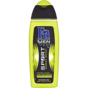 Fa Men Sport Energy Boost Duschgel & Shampoo, 250 ml Fa Men Sport Energy Boost Duschgel & Shampoo, 250 ml