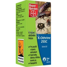 Bayer Garden K-Othrine 25SC Produkt gegen schwierige und schädliche Insekten 25 ml