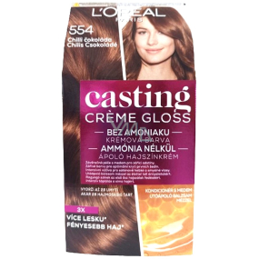 Loreal Paris Casting Creme Gloss Haarfarbe 554 Chili Schokolade