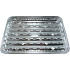 Alufix Fix-Grill Quadratische Grillschalen 34 × 23 × 2,5 cm, 3 Stück