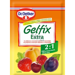 Dr. Oetker Gelfix Extra Mischung zur Zubereitung von Fruchtmarmeladen und Marmeladen 2: 1 25 g