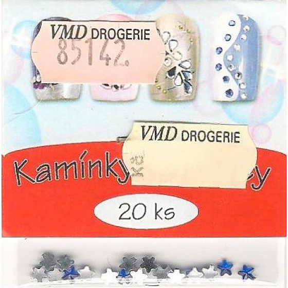 Professionelle Nageldekorationen Strass Sterne Sterne dunkelblau 20 Stück