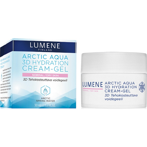 Lumene Arctic Aqua 3D Feuchtigkeitscreme-Gel Feuchtigkeitscreme für normale / trockene Haut 50 ml